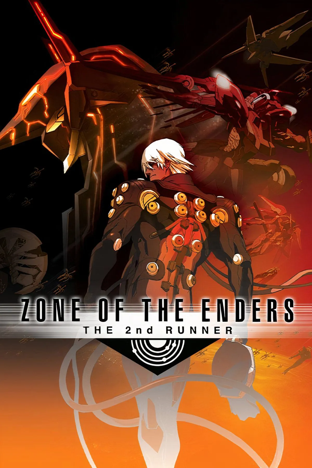 Orbital Frame lao nhanh trong không gian chiến đấu, biểu tượng của Zone of the Enders: The 2nd Runner