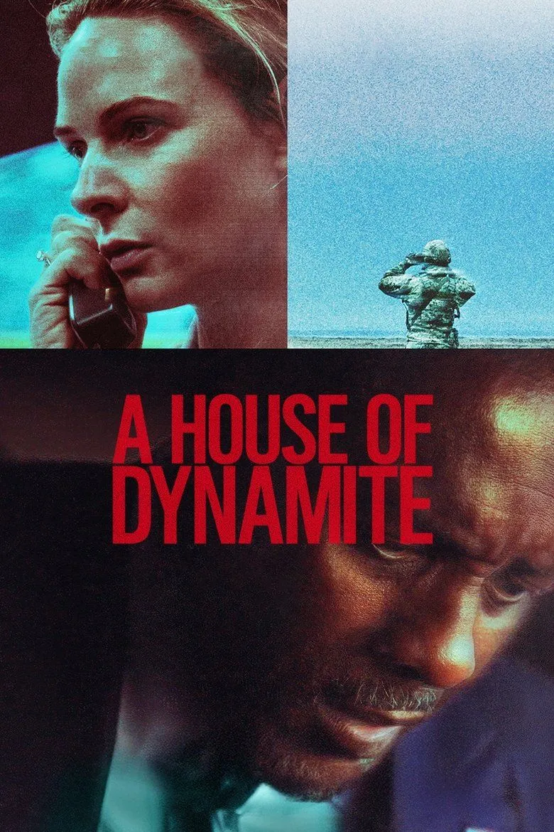 Poster A House of Dynamite (2025) với cảnh cơ quan chính phủ trong khẩn cấp