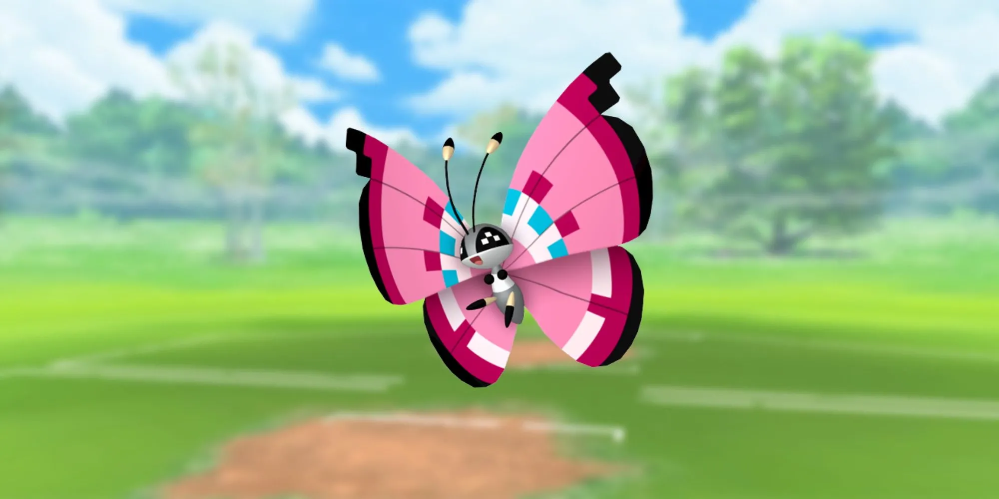 Vivillon nhiều họa tiết cánh biểu trưng vùng miền Kalos